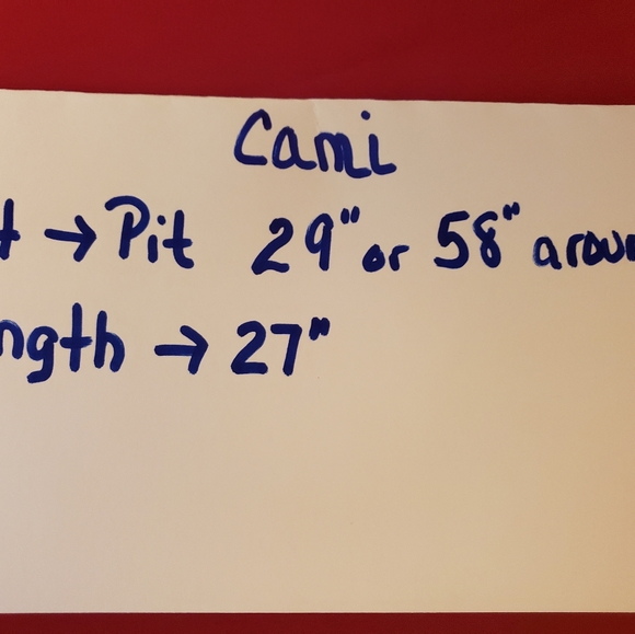 Red Cami - Picture 4 of 4